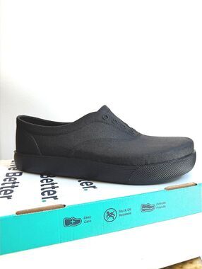 Klogs Footwear Shark Black Slip-On Shoes Size 12 Medium